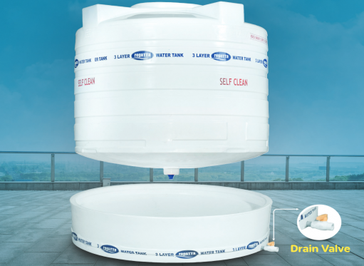 Self Cleaning Water Tank